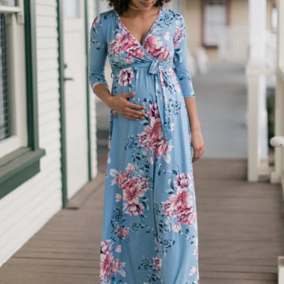 Pink Blush Matenity Dress - Picture 4 of 10